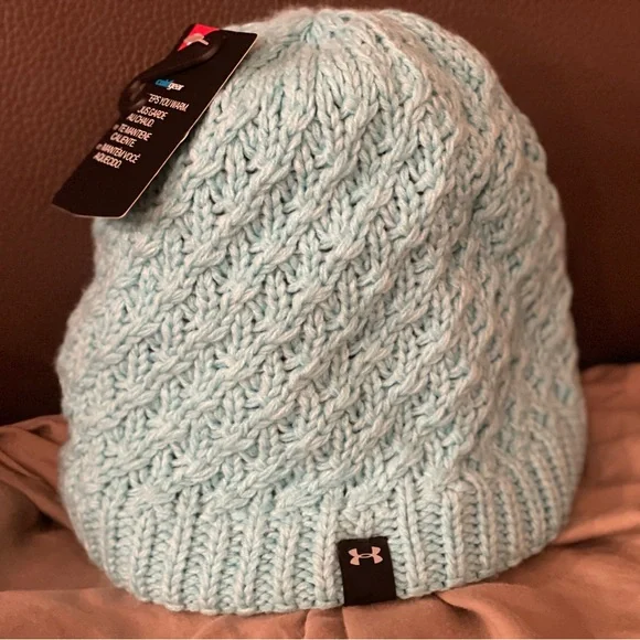 Under Armour Women’s Beanie — Baby Blue - Picture 2 of 14